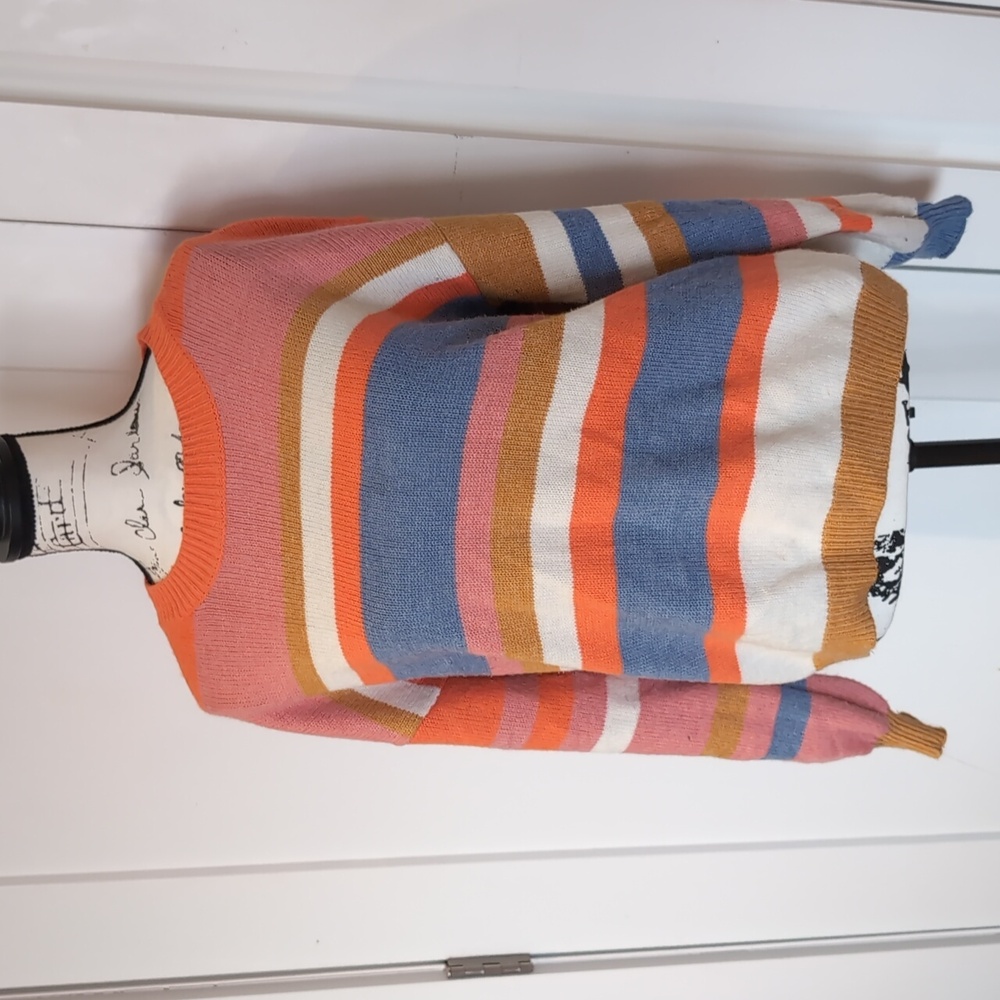 Colorful Striped Women's Sweater